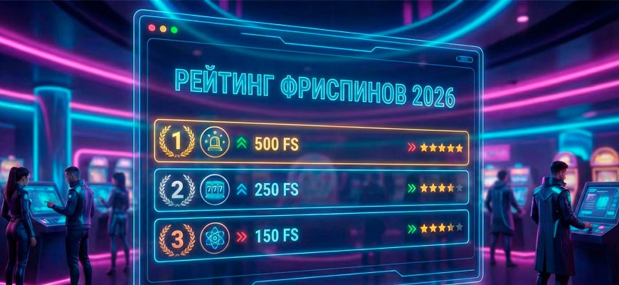 Рейтинг фриспинов